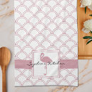Recherche de flamants roses cuisine linges Rétro