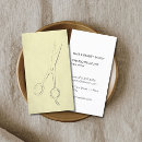 Recherche de ciseaux vintages cartes visite Élégant