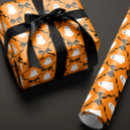 Recherche de halloween papier cadeau Orange et noir