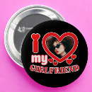 Recherche de coeurs de valentine badges Girlfriend