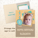 Recherche de 1 anniversaire cartes Nom