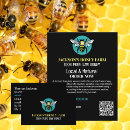 Recherche de miel abeilles cartes visite Customer
