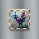 Recherche de coq vintage magnets Ferme