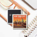 Recherche de voyage vintage badges New york