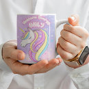 Recherche de amant de licorne tasses Rose