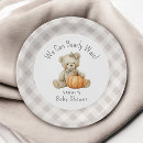 Recherche de fille baby shower assiettes Future maman