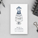 Recherche de forme vintage de robe cartes visite Couturier