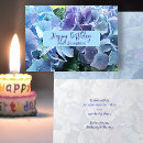 Recherche de hydrangea anniversaire cartes Fleurs bleues