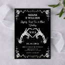 Recherche de de crâne mariage invitations Romantique