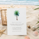 Recherche de tropical destination mariage invitations Aquarelle