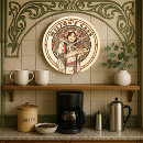 Zoek naar vintage coffee kunst Café