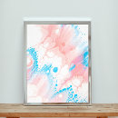 Recherche de bleue et de toile posters Impression