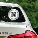 Recherche de site voiture autocollants Code qr