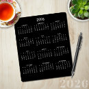 Recherche de calendrier tapis souris Noir et blanc