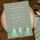 Recherche de à forestier mariage invitations Vert foncé