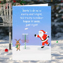 Zoek naar grappige neus kaarten Santa claus