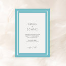 Recherche de aqua mariage invitations Élégant
