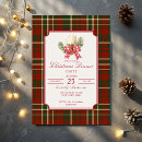 Recherche de fête de élégante noël invitations Rouge