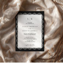 Recherche de dentelle noire invitations Vintage