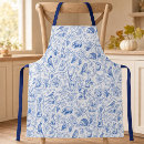 Recherche de decor toile impressions tabliers Bleu blanc