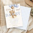 Recherche de ours bébé invitations Aquarelle
