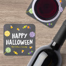 Recherche de tableau noir dessous de verres Halloween