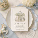 Recherche de de carrousel anniversaire invitations Manège