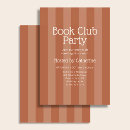 Recherche de club de lecture invitations Vintage
