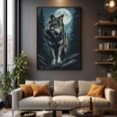 Recherche de lune de loup posters Amoureux de la nature