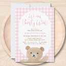 Recherche de nous pouvons le faire invitations Ourson