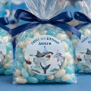Recherche de anniversaire de requin autocollants Fête d'anniversaire