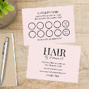 Recherche de perforations cartes visite Coiffeur