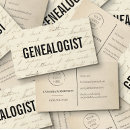 Recherche de chercheur cartes visite Généalogiste