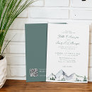 Recherche de de montagne mariage invitations Aquarelle