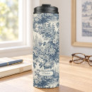 Recherche de fleur bleue tasses Vintage
