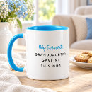 Recherche de pour le petit fils tasses Typographie