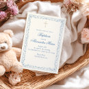 Recherche de croix florale invitations Garçon