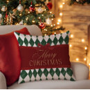 Recherche de ruban rouge coussins De noël