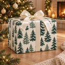 Recherche de en bois papier cadeau Forêt hivernale