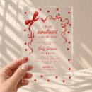 Recherche de saint valentin rose invitations Bébé fille