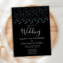 Recherche de light blue mariage invitations Couple
