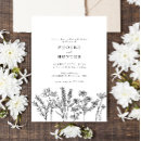 Recherche de boho répétition dîner invitations Fleur sauvage