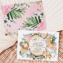 Recherche de pink floral anniversaire invitations Girl
