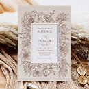 Recherche de florales vintages de mariage invitations Boho