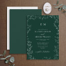 Recherche de emerald green invitations Simple