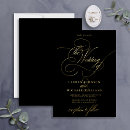 Recherche de modern black mariage invitations Simple
