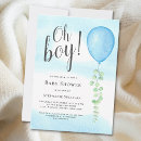 Recherche de oh baby shower garçon invitations Ballon