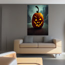 Zoek naar enge pompoen posters Halloween