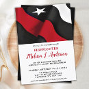 Recherche de sapeur retraite invitations Ligne rouge mince