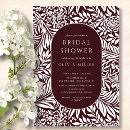 Zoek naar floral bridal shower invitations Botanisch